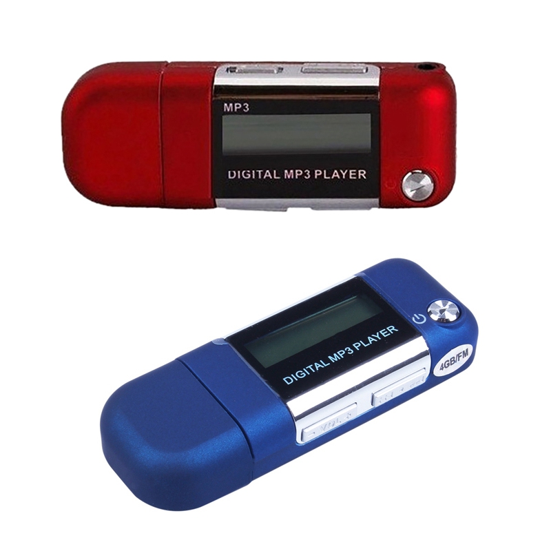 Mp3 플레이어 4GB U 디스크 음악 플레이어는 녹음, 교체 가능한 AAA 배터리 지원